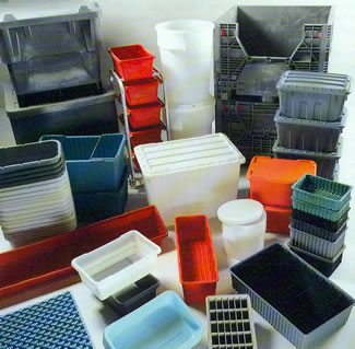 Assorted Plastic Boxes, Bins & Totes