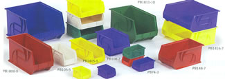 Assorted Plastic Part Bins